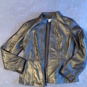 Beautiful gold leather jacket. Perfect condition!